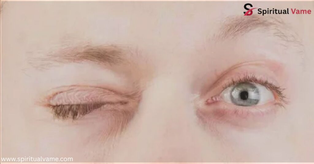 What is the right eye twitching superstition meaning