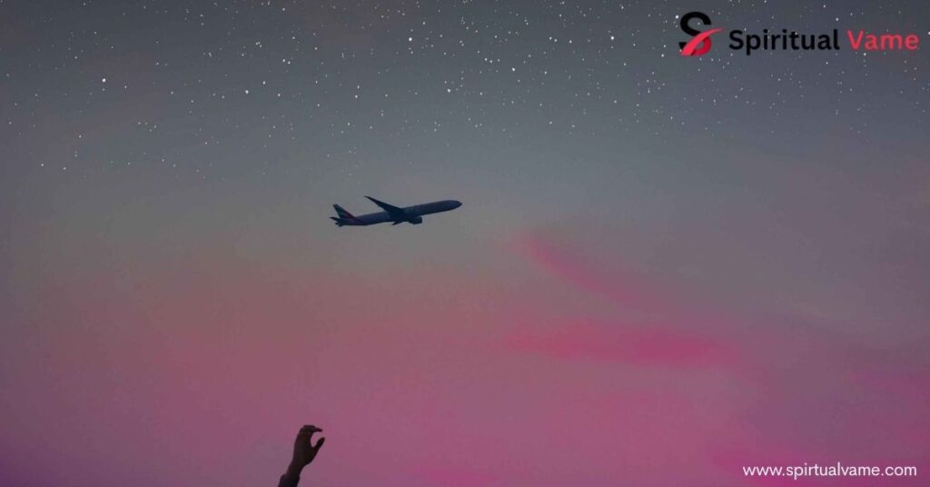Freedom image seeing airplane spiritual meaning