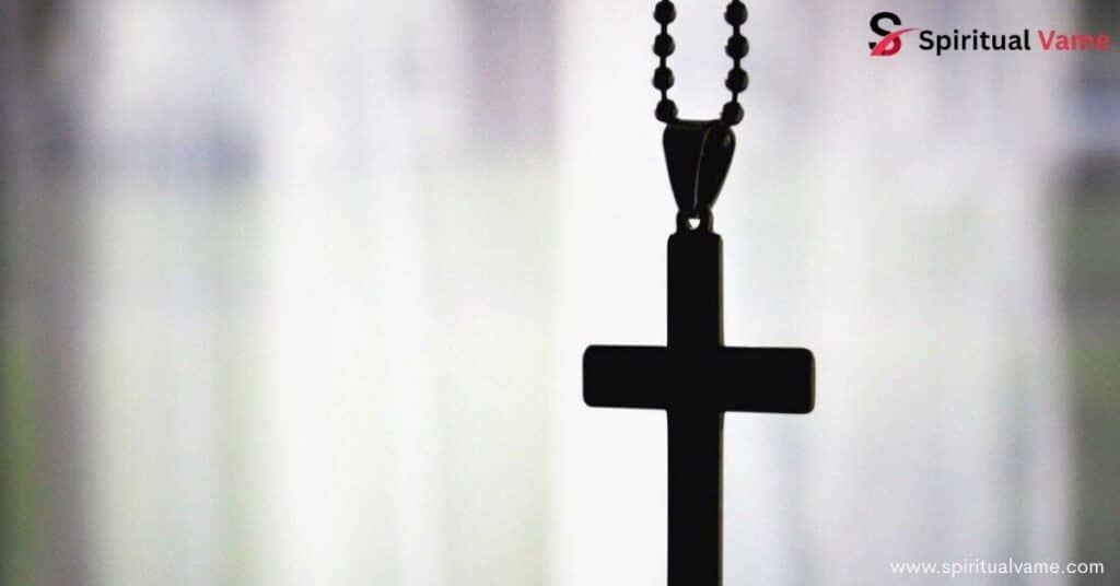 Black Cross Necklace Spiritual Means
