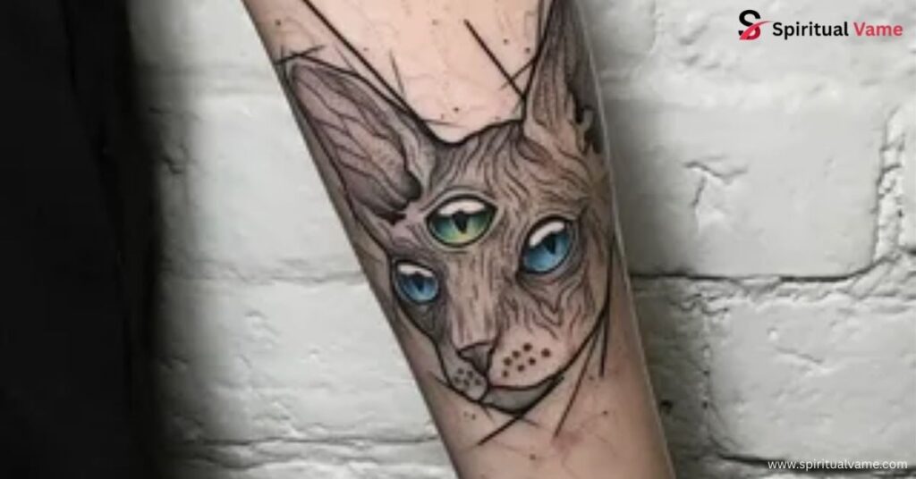 Three-Eyed Cat Tattoos