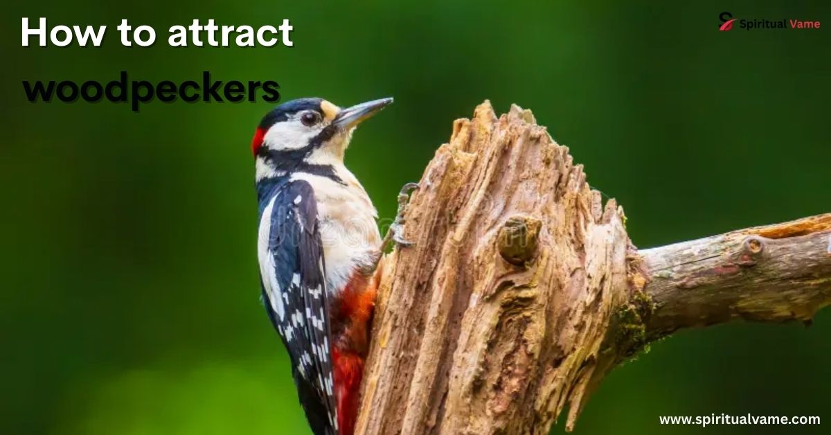 How to attract woodpeckers